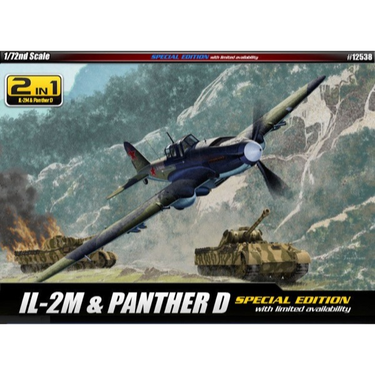 Academy 12538 1/72 IL-2M & Panther D